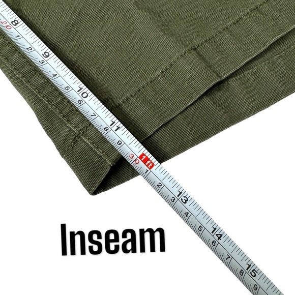 Stanley Cargo Shorts with Stretch in Olive army green Mens size 40 - Picture 10 of 10